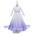 preiswerte Kostüme aus Film und Fernsehen-Elsa Kleid Krone Film Cosplay Urlaubskleid Violett Kleid Tiara