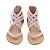 cheap Women&#039;s Sandals-Women&#039;s Sandals Daily Flat Sandals Summer Flat Heel Open Toe PU Zipper Black Pink Gray