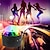cheap Stage Lights-2pcs / 1pcs Car DJ lights Wireless Disco Ball Lights Battery Operated Sound Activated LED Party Strobe Light Mini Portable RGB DJ Stage Light with USB