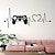 cheap Decorative Wall Stickers-ECG Game Handle Wall Stickers Plane Wall Stickers Decorative Wall Stickers PVC Home Decoration Wall Decal Wall Decoration 1pc 57*25CM
