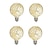 billiga LED-koltrådslampor-4 st kreativa edison glödlampa vintage dekoration g95 led glödlampa koppartråd sträng e27 110v 220v ersätta glödlampor