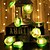 cheap LED String Lights-Lemon Shaped 3M Decorative Light Strip Star Mesh Red Light Ins Style Decor for Room Wedding Party Home Decor LED String