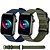 cheap Smartwatch Bands-Woven Nylon Wrist Strap Watch Band For Apple Watch Series 6 SE 5 4 3 2 1   Replaceable Sport Bracelet Wristband 38mm 42mm 40mm 44mm