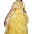 cheap Movie &amp; TV Theme Costumes-Princess Belle Dress Flower Girl Dress Girls&#039; Movie Cosplay A-Line Slip Vacation Dress Yellow Dress Children&#039;s Day Masquerade Polyester / Cotton