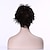 abordables peluca vieja-Accesorios para Disfraz Rizado Con flequillo Peluca Corta Marrón / Blanco Marrón Rubia Pelo sintético 25 pulgada Mujer Mujer Marrón