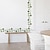 ieftine Abțibilde de Perete Decorative-frunze verzi viță de vie autocolante botanice de perete autocolante decorative de perete pvc decor decor decor de perete decor de perete 1buc 60x16cm pentru dormitor sufragerie