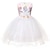 cheap Movie &amp; TV Theme Costumes-Princess Unicorn Outfits Flower Girl Dress Girls&#039; Movie Cosplay A-Line Slip Vacation Dress White Purple Blue Dress Children&#039;s Day Masquerade Polyester