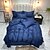 billige Dynebetræk-luksus satinstrimmel silkeagtig 4-delt sengetøj sæt dynebetræk sæt