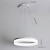 cheap Circle Design-2pcs/Lot LED20W Modern Pendant Light Led Ceiling Hanging Fixtures Aluminium Acrylic for Living Bedroom Dia 40cm/ Warm White / White/ Dimmable with Remote / WIFI Smart works with Google home and Alexa