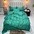 cheap Duvet Covers-Luxury Satin Strip Silky 4-Piece Bed Sheet Set Duvet Cover Set