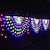 tanie Taśmy świetlne LED-3,5m Łańcuchy świetlne 412 Diody LED 1 zestaw Wiele kolorów Walentynki Święta Wodoodporny Impreza Dekoracyjna 110-240 V
