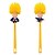 cheap Electrical &amp; Tools-2pcs Trump Shaped Toilet Brush New Durable Plastic Household Bathroom Cleaning Toilet Cleaner Brushes Clean Tools Pattern Random