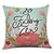 cheap Throw Pillows &amp; Covers-6 pcs Linen Pillow Cover, Flower Letter Casual Modern Square Traditional Classic