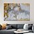 cheap Abstract Paintings-Oil Painting Hand Painted Horizontal Abstract Abstract Landscape Modern Rolled Canvas (No Frame)
