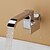 cheap Wall Mount-Bathroom Sink Faucet - FaucetSet / Wall Mount Electroplated Wall Installation Single Handle One HoleBath Taps