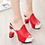 cheap Women&#039;s Clogs-Women&#039;s Clogs &amp; Mules Slippers &amp; Flip-Flops Pumps Open Toe Daily PU White Black Red