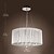 Недорогие Люстры-4 лампы 45 см подвесной светильник металлический барабан гальванический современный современный 110v / 110-120v / 220-240v