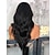 Χαμηλού Κόστους Περούκες μεταμφιέσεων-μωβ περούκες για γυναίκες γοτθική περούκα συνθετική περούκα σώμα κυματιστή μεσαίο μέρος περούκα μακριά μαύρη κόκκινη σκούρα μοβ συνθετικά μαλλιά 26 ιντσών γυναίκες μωβ (μη δαντέλα) περούκα αποκριών