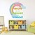 cheap Decorative Wall Stickers-Rainbow Wall Stickers Plane Wall Stickers Decorative Wall Stickers PVC Home Decoration Wall Decal Wall Window Decoration 1pc