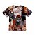 cheap Tops-Kids Girls&#039; T shirt Tee Short Sleeve Black Cat 3D Print Cat Animal Print Basic Cute