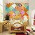 cheap Wall Murals-Nursery Mural Wallpaper Wall Sticker Covering Print Peel and Stick Removable Japanese Wave Home Décor Canvas