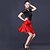 ieftine Ținute Dans Latin-Latin Dance Skirts Lace Tassel Women&#039;s Training Performance Short Sleeve Natural Milk Fiber
