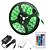 cheap LED Strip Lights-5m Flexible LED Strip Lights Light Sets RGB Tiktok Lights LEDs 5050 SMD 10mm RGB Remote Control RC Cuttable Dimmable 12 V Linkable Self-adhesive Color-Changing
