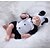 ieftine Păpuși Renăscute-NPKCOLLECTION 18 inch Reborn Doll Baby Boy Newborn lifelike Eco-friendly Gift Child Safe Cloth 3/4 Silicone Limbs and Cotton Filled Body with Clothes and Accessories for Girls&#039; Birthday and Festival
