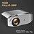 cheap Projectors-YG620 Projector 1080p 300 Full HD LCD Video Projector Beamer 1920x1080 Home Business Outdoor Projector Compatible with iPhone Android PC PS4 TV Stick HDMI VGA USB