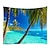 billige landskapsteppe-veggteppe kunst dekor teppe gardin piknik duk hengende hjem soverom stue sovesal dekor ferie ferie landskap hav hav strand kokosnøtt tre