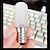 Χαμηλού Κόστους LED Λάμπες Globe-12pcs 1,5 w led globe bulbs 90 lm e14 e12 t10 2 led beads warm white white 180-265 v