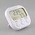 cheap Testers &amp; Detectors-New Digital Thermometer Humidity Meter HYGRO Hygrometer Air Clock TA638 White