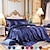 cheap Duvet Covers-Stain Silk Duvet Cover Bedding Sets Comforter Cover with 1 Duvet Cover or Coverlet，1Sheet，2 Pillowcases for Double/Queen/King(1 Pillowcase for Twin/Single)