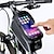 Χαμηλού Κόστους Τσάντες για σκελετό ποδηλάτου-Τροχός επάνω Κινητό τηλέφωνο τσάντα Τσάντα για σκελετό ποδηλάτου 6 inch Οθόνη Αφής Αντανακλαστικό Αδιάβροχη Ποδηλασία για Όλα Κινητό τηλέφωνο iPhone X iPhone XR Μαύρο Ποδήλατο Δρόμου Ποδήλατο Βουνού