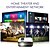 cheap Projectors-Mini Projector AT500 WIFI Android Projector Full HD Projector 1280*720 Support 1080P 7500lumens Portable Home Cinema Proyector Beamer for Android WiFi HDMI VGA AV USB