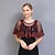 cheap Wedding Guest Wraps-Short Sleeve Capes POLY Wedding / Party / Evening Women&#039;s Wrap With Wave-like / Pattern / Paillette
