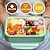 levne Kuchyňská úložiště-obědový box 1,1 l bento obědový box na přípravu jídla pro děti děti dospělé s lžičkou a vidličkou trvanlivý, tepelně odolný, nepropustný, nepropustný pro potraviny a materiály bezpečné pro potraviny