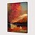 cheap Abstract Paintings-Oil Painting Hand Painted Vertical Abstract Landscape Modern Stretched Canvas