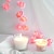 levne LED pásky-6m 40led růžová růže květ led víla světla sváteční řetězová světla dekorace lampa na svatební hostinu na baterie bez baterie