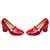 cheap Lolita Shoes-Women&#039;s Heels Lolita Shoes Pumps Square Toe Vintage Classic Daily PU White Black Red