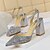 cheap Women&#039;s Sandals-Women&#039;s Sandals Daily Solid Colored Block Heel Sandals Summer Block Heel Pointed Toe PU Loafer Silver Black White