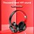 preiswerte Gaming-Kopfhörer-Lenovo hd200 Gaming-Headset Bluetooth 5.0 Stereo Doppeltreiber Mit Mikrofon HIFI für Spielen PlayStation Xbox PS4 Switch