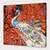 billige Abstrakte malerier-Hang malte oljemaleri Håndmalte Kvadrat Abstrakt Dyr Moderne Inkluder indre ramme
