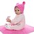 cheap Reborn Doll-KEIUMI 22 inch Reborn Doll Baby &amp; Toddler Toy Reborn Toddler Doll Baby Girl Gift Cute Lovely Parent-Child Interaction Tipped and Sealed Nails Half Silicone and Cloth Body with Clothes and Accessories