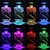 ieftine Lumini Subacvatice-lumini submersibile în aer liber impermeabile 10 leduri rgb lampă de pescuit subacvatică iazuri lumini de fântână telecomandă cu baterie 16 culori lumini de piscină pentru vază acvariu rezervor de pește