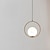 billige Øylys-178 cm led pendel enkelt design gull globe en lys hengende armatur for kjøkkenøy moderne 220-240v
