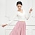 Χαμηλού Κόστους Ρούχα για μπαλέτο-Γυναικείο επίδεσμο μπαλέτου που αναπνέει, μακρυμάνικο ψηλό μοντάλ