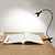 abordables Lampes de Lecture-Blacksliver 3w led lampe de bureau usb lampe de table lumière avec clip clip lit flexible lecture livre veilleuse pour étude bureau travail 1 pc