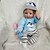 olcso Játékkisbaba-NPKCOLLECTION 22 hüvelyk Reborn Dolls Reborn Toddler Doll Fiú babák Lány babák Biztonság Ajándék Bájos Ruhaanyag 3/4 szilikonrudak és pamut teli testek ruhákkal és kiegészítőkkel a lányok / Gyerekek