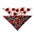 cheap Dog Clothes-Dog Cat Bandanas &amp; Hats Dog Bandana Dog Bibs Scarf Flower Party Cute Party Wedding Dog Clothes Puppy Clothes Dog Outfits Adjustable White Black Costume for Girl and Boy Dog Cotton